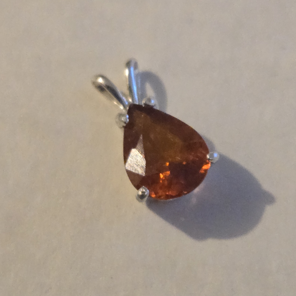 Mandarin Garnet Pendant